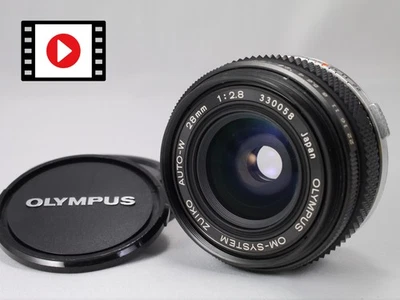 ⏯[MINT] Olympus OM Zuiko Auto-W 28mm f/2.8 MF Wide-Angle Prime Lens from JAPAN - Image 1 of 4