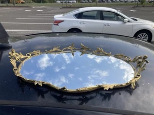 EXC Waschtisch 25x15" Französisch Ormolu Gold Doppel Engel Cherub Spiegel Kommode Tablett - Bild 1 von 4