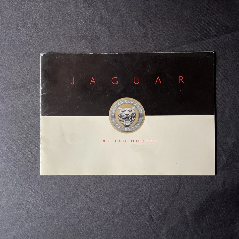 1955 Jaguar XK 140 Models Sales Brochure ORIGINAL Foto 1 de 4
