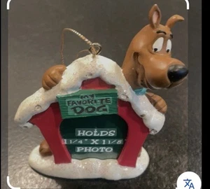 Scooby Doo 1999 Dog House Christmas Ornament Picture Frame Rare - Picture 1 of 4