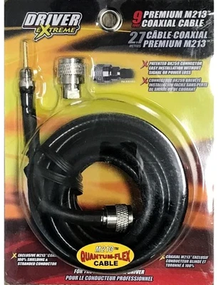 Driver Extreme DRX-1509 M213 Quantum-Flex 9 Foot Coax Cable with DX259 Connector - Image 1 of 3