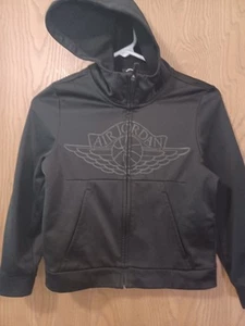 Boys AIR JORDAN Zip Front Hoodie size Small - Picture 1 of 6