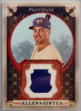 2023 Topps Allen & Ginter Full-Size Relics #AGRB-WME Whit Merrifield - Blue Jays