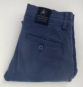 Shark Leathers Tapered Navy Blue Stretch Protective Motorcycle Pants W28 L29 - Picture 1 of 12