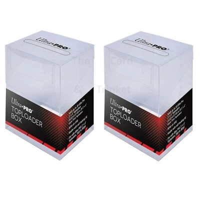 2x Ultra PRO Toploader Box Card Storage Top Loader Holder - Image 1 of 4
