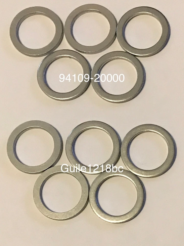 10pcs Gasket/Washers (20mm) For Honda/Acura 94109-20000 US SELLER FREE SHIPPING  - Image 1 of 1
