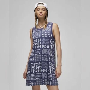Nike Air Jordan Shift Dress Basketball (Her)itage Quai 54 Small Sleeveless Women - Picture 1 of 13