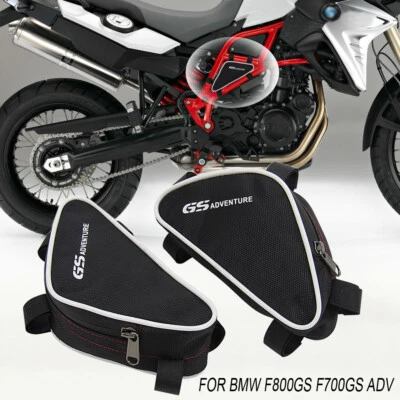 FOR 2008-2018 BMW F700GS F800GS Adv crash bar waterproof saddlebags storage bag - Image 1 of 4