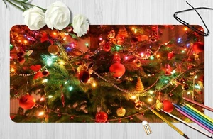 3D Licht Stern Ball H946 Christmas Rutschfest Schreibtisch Matte Tastatur Pad Am - Picture 1 of 8