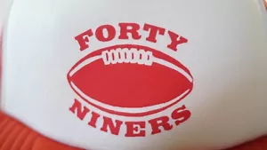 Vintage San Francisco 49ers Snapback hat NFL Football Athletic Red White 🔴 RARE - Picture 1 of 10