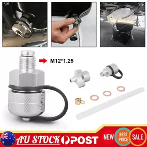 M12*1.25 Car Quick Twist Oil Drain Valve Drain Cap Hose Rubber Seal Attachment - Picture 1 of 8