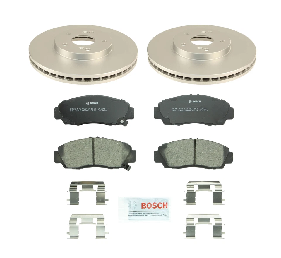 Kit de frenos delanteros Bosch 299 mm rotores de disco pastillas de cerámica para Acura TSX Honda Accord Foto 1 de 1