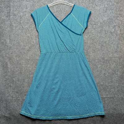 prana платье женщин XL синий в полоску футболка поход йога спортивный пляжный легкий удобный - Изображение 1 из 4