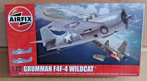 AIRFIX GRUMMAN F4F-4 WILDCAT 1:72 SCALE MODEL KIT U.S. NAVY CARRIER FIGHTER WW2 - Picture 1 of 1
