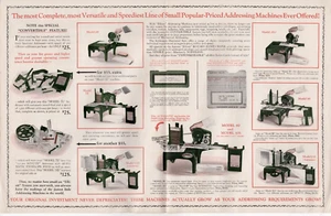 Seltene Vintage Elliott Adressiermaschine Prospekt Brief Werbung 20er Jahre - Bild 1 von 2