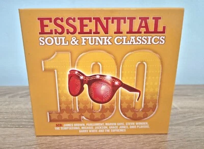 Various ‎– 100 Essential Soul & Funk Classics (CD, 2010) 5 × CD Boxset - Image 1 of 2