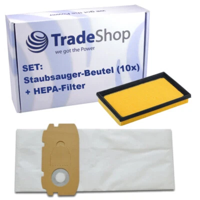 SET: 10x Staubsauger-Beutel + Faltenfilter für Festool FIS-CTL Mini, FIS-CT Mini - Bild 1 von 4