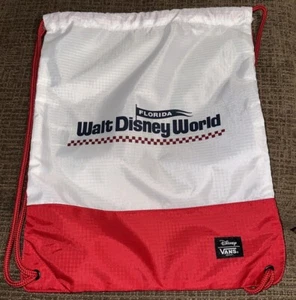 🙂 Disney x VANS WDW 50th Anniversary Kordelzug Rucksack Tasche klassisches Logo - Bild 1 von 2