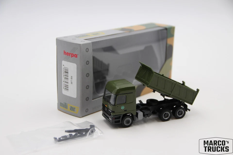 Herpa 747004 - 1/87 Mercedes-Benz Actros L 96 Baukipper-Lkw " Bw /