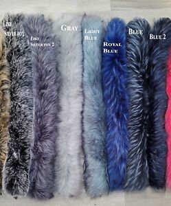🔥Faux Fur Trim for Hood Collar Detachable Replacement Jacket Vegan Raccoon Fur