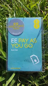 Tarjeta SIM EE £10 Everything Pack Pay As You Go - Estándar, Micro y Nano Incluidos - Imagen 1 de 4