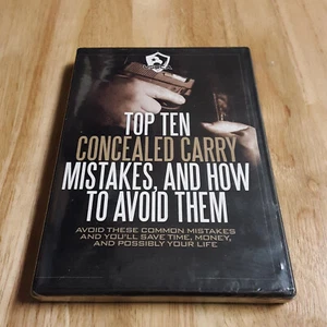 Top Ten Concealed Carry Mistakes, And How To Avoid Them DVD New / Sealed - Picture 1 of 3