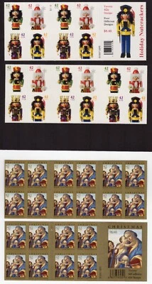 Scott #4359-4363b (4360) Madonna Nutcrackers Booklets of 20 Stamps - MNH - Image 1 of 2