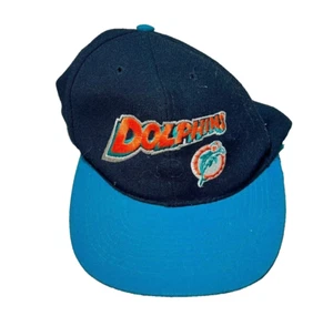 Vintage Miami Dolphins Hat Mens Snapback Cap NFL Football American Needle 90s - Picture 1 of 4