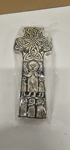 Vtg Fine Wax Replica Of Early Religious Ireland Cross New. V3 - Picture 1 of 7