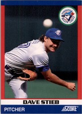 1991 Score 100 Superstars Toronto Blue Jays Baseball Card #93 Dave Stieb