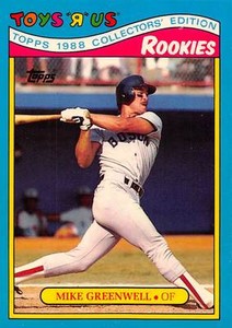 1988 Topps Toys R Us Rookies #12 Mike Greenwell Boston Red Sox