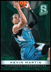 2013-14 Panini Spectra Timberwolves Basktball Card #67 Kevin Martin/199