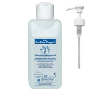 Sterillium Virugard 500 ml + Bode Dosierpumpe 350/500ml (kurzer Auslauf) - Bild 1 von 2