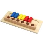 Holz-Klammerkasten, pädagogisches Spielzeug, Zylinder-Puzzles für