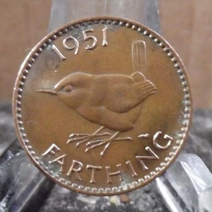 MONETA CIRCOLATA 1951 1 FARTHING UK (42717)1.....SPEDIZIONE GRATUITA!!!!! - Foto 1 di 2