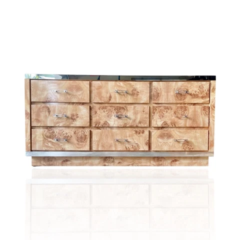 Pomo Burlwood Triple Dresser Cover