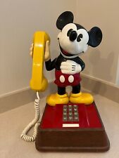 Vintage 1976 The Mickey Mouse Phone Landline Push Button Telephone Disney Works