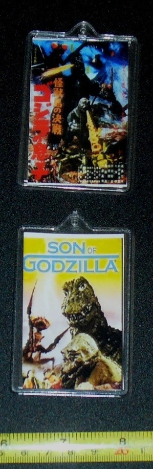Nuevo/Antiguo Stock Son of Godzilla 1967 doble póster de película adorno de Navidad Foto 1 de 1