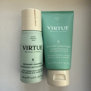 Virtue Recovery Shampoo & Conditioner Duo mit Keratin - Reisegröße je 60 ml - Bild 1 von 11