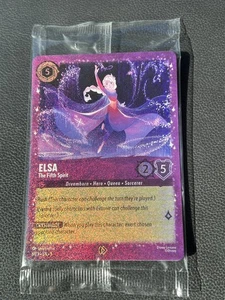 Elsa - The Fifth Spirit - Disney Lorcana Gift Box Promo Glitter - Sealed In Hand - Picture 1 of 2
