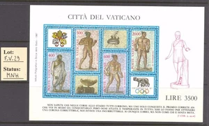 F_V_29 - FOGLIETTI VATICANO.1987 "OLYMPHILEX". MNH - Picture 1 of 1