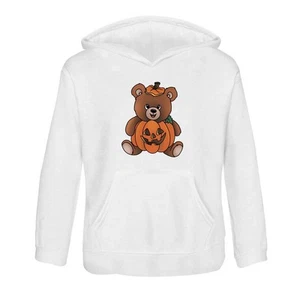 'Pumpkin Bear' Children's Hoodie / Hooded Sweater (KO049200) - Picture 1 of 15