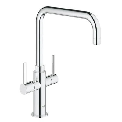 GROHE Ambi Cosmopolitan Two Handle Sink Mixer Tap - Chrome (30337000) - Image 1 of 2