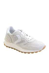 Voile Blanche Womens Suede Paris Race Paneled Sneakers Gray Size EUR 40 - Picture 1 of 6