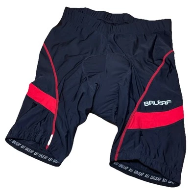Pantalones Cortos de Ciclismo Baleaf 3D Acolchados Para Hombre Talla L Negro Cintura Elástica Gamuza Activewea Foto 1 de 4
