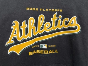 Vintage Oakland Athletics Sweatshirt Kapuzen Hoodie Herren XL Neu Schwarz MLB Neu mit Etikett - Bild 1 von 10