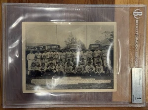 1936 R311 Premiums G25 New York Yankees Lou Gehrig Combs Sewell Lazzeri BGS 1 - Picture 1 of 5