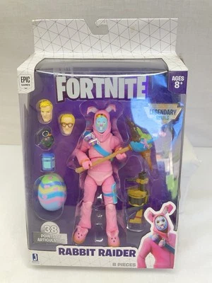 Fortnite RABBIT RAIDER 6 英寸可动人偶,酷传奇系列 2019 年 Jazwares — 第 1/4 张图片