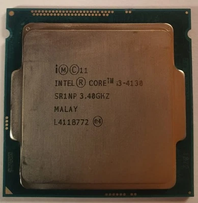 ⚙️ Intel Core i3-4130 3.40GHz SR1NP Socket 1150 – CPU DUAL CORE USATA E TESTATA  - Immagine 1 di 2