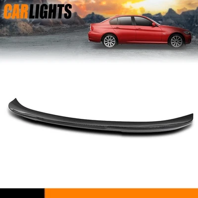 FITS BMW E90 3 SERIES 328I 335I 06-11 REAR TRUNK SPOILER CARBON FIBER PSM STYLE - Image 1 of 4